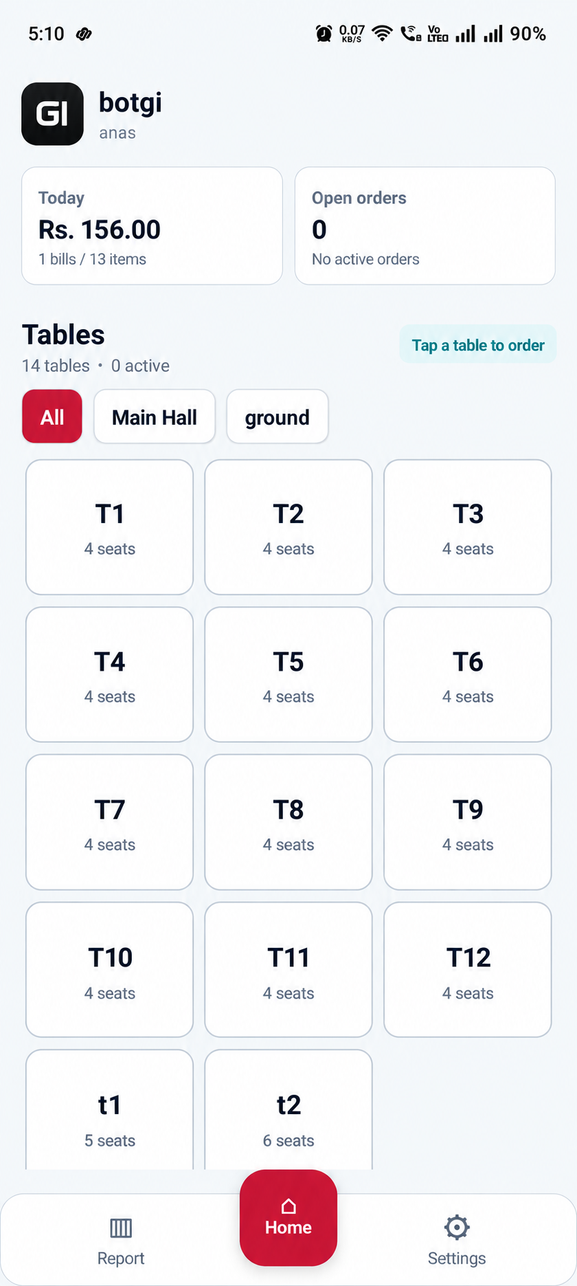 GI POS Android app